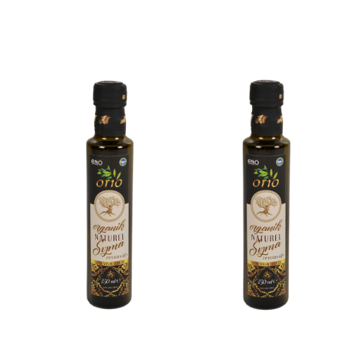 2024-2025 Hasat Naturel Sızma Soğuk Sıkım Zeytinyağı 2 Adet 250 Ml Cam Şişe (Bebeklere Uygun)